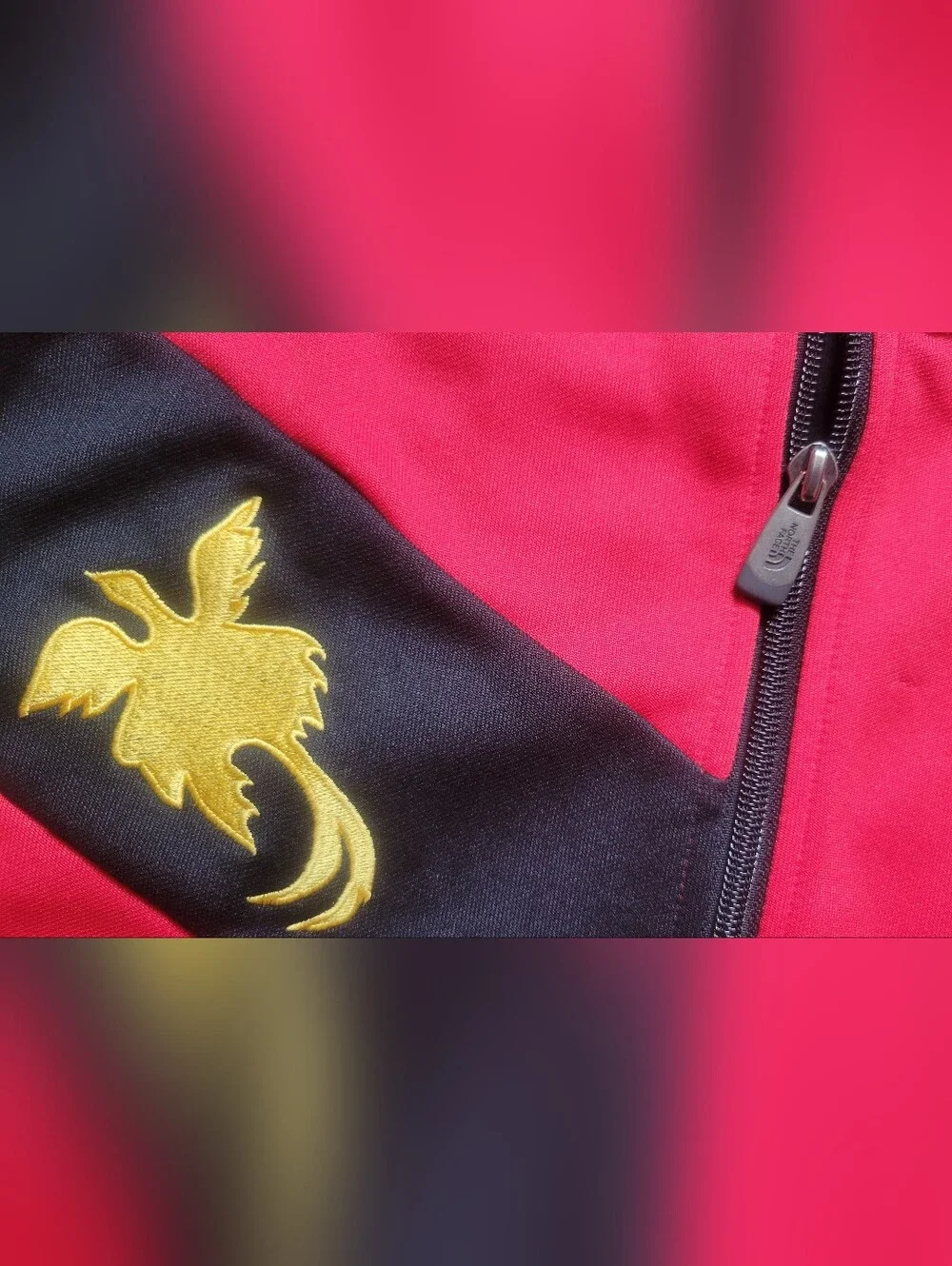 The North Face Men’s Red and Black Rare Athletic Track Jacket Sz 4XL